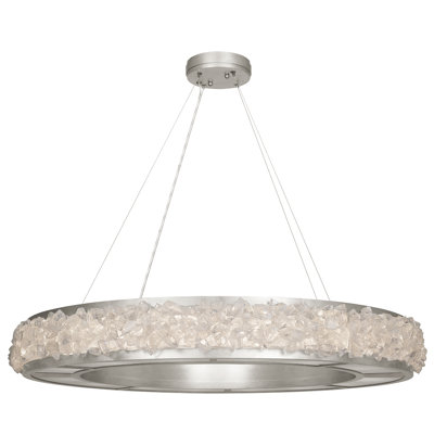 Lustres ronds 38 "Arctique Halo