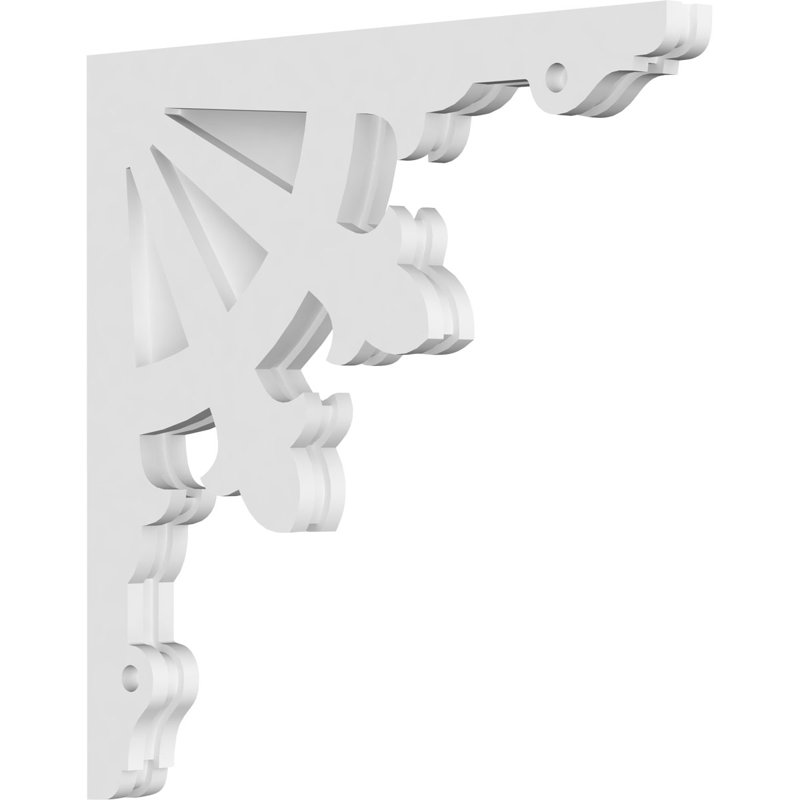 Corbeau en PVC de qualité architecturale Riley, H 22 po x l 22 po x P 1,875 po
