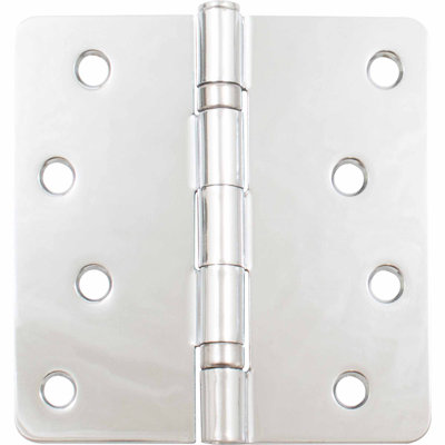 4" Ball-Bearing Door Hinges, 5/8" Radius Corner