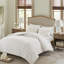 Housse de couette en coton chenille 3 pièces pour très grand lit / très grand lit-125950417