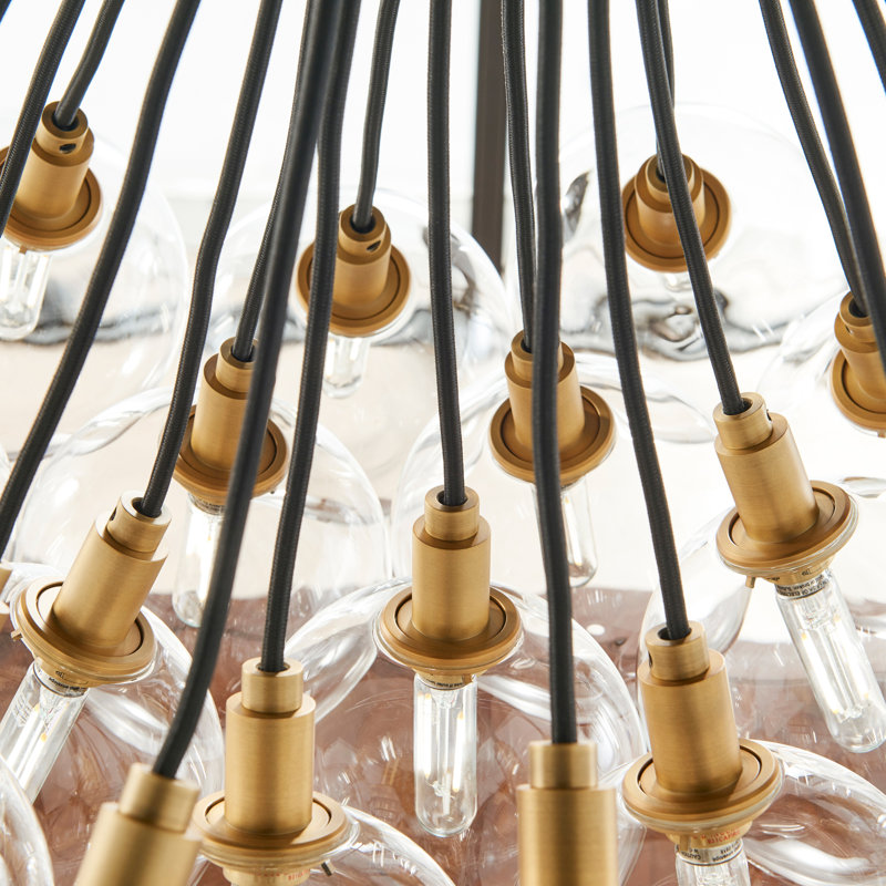 Gambit 19 - Light Pendant, Yes, Aged Brass