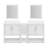 Stovall 73 Inch Double Vanity with Integrated Top and Sink with Mirrors-1984251104