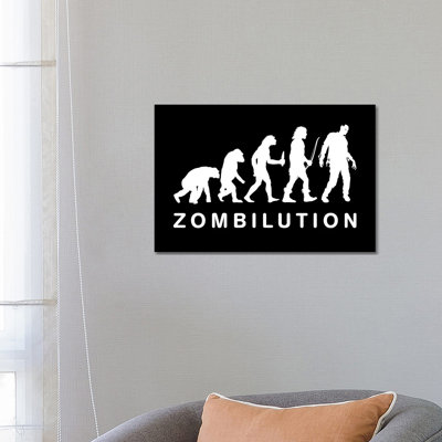 Zombilutions by Alberto Perez - Wrapped Canvas Print
