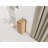 12" Small Freestanding Storage Cabinet, Soft Close Doors, Imitative Oak, Plywood (KD-Packing)