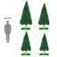 Arbre de Noël en cèdre, arbre de Noël synthétique, faux arbre de Noël, sélection idéale pour les fêtes, décorations de célébration (cèdre avec pommes de pin)-1716474611