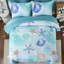 Ensemble d'édredon grand lit Coastal, lit dans un sac à thème corail de plage, ensemble de literie d'édredon doux 7 pièces océan et algues pour toutes saisons (90 po x 90 po)-127993975-127993971