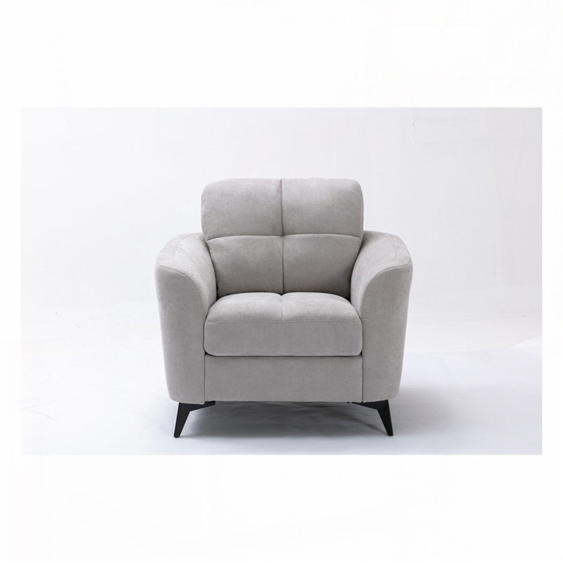 Chaise en tissu tissé