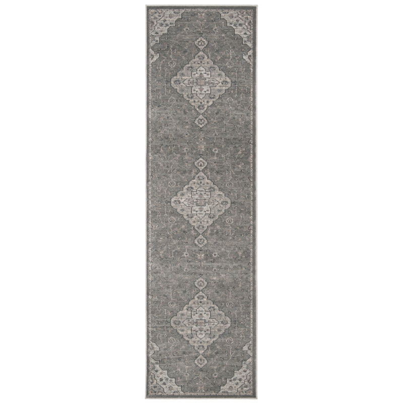Pearisburg Oriental Viscose Area Rug, Runner 66 x 244 cm