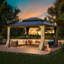 14 pi. L 12 pi. D Pavillon de jardin en bois massif