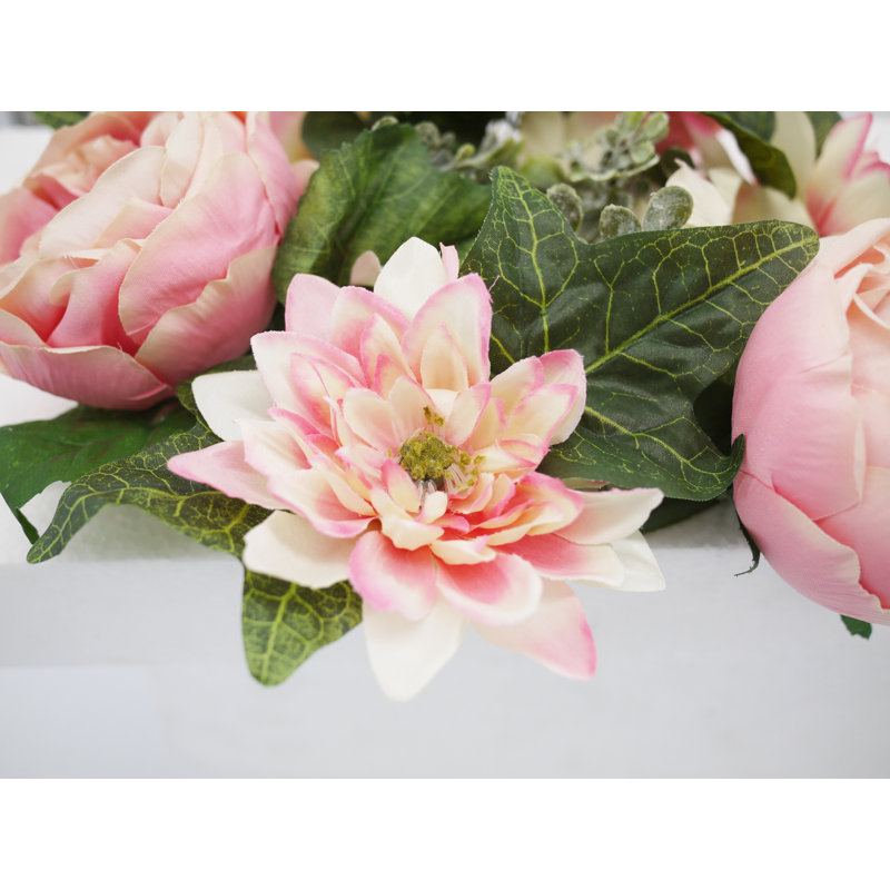 Handcrafted Faux Silk 13'' Wreath