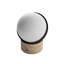 Lampe de table à DEL sans fil rechargeable ORB, contrôle tactile à 3 niveaux de luminosité, travertin / bronze chocolat-1743865971-1743865970