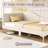 Upholstered Daybed Rivet-tufted Platform Bed With Metal Legs-1462412989-1462412987