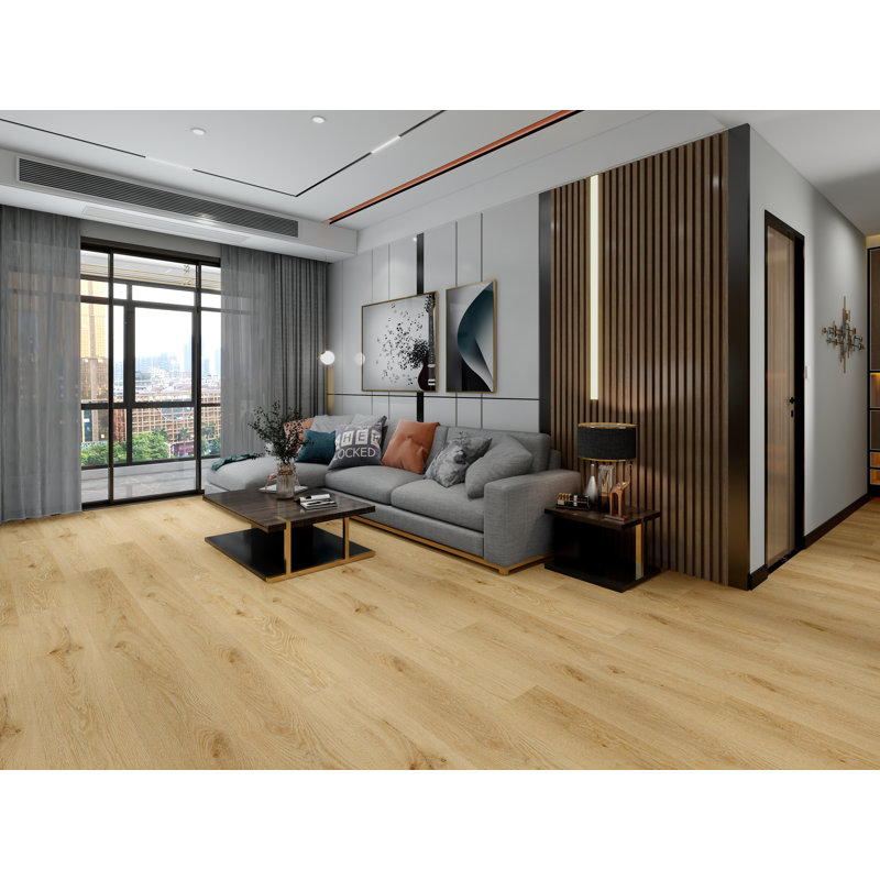 Urban 9 In. X 60 In. 20Mil 6.5Mm Waterproof Rigid Core Luxury Vinyl Plank Flooring, Gold