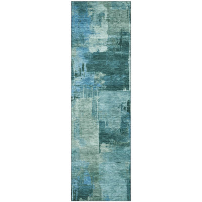 Premium Machine Washable Mayfield AMF2069 Abstract Rug