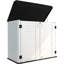 Armoire de rangement extérieure en résine de 25 gallons Decksplore, imperméable et verrouillable-101757925