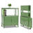 Accent 23.6’’ Wide  Foldable Metal Double Layer Cabinet with  Wheels Easy Assemble end table-2046603669