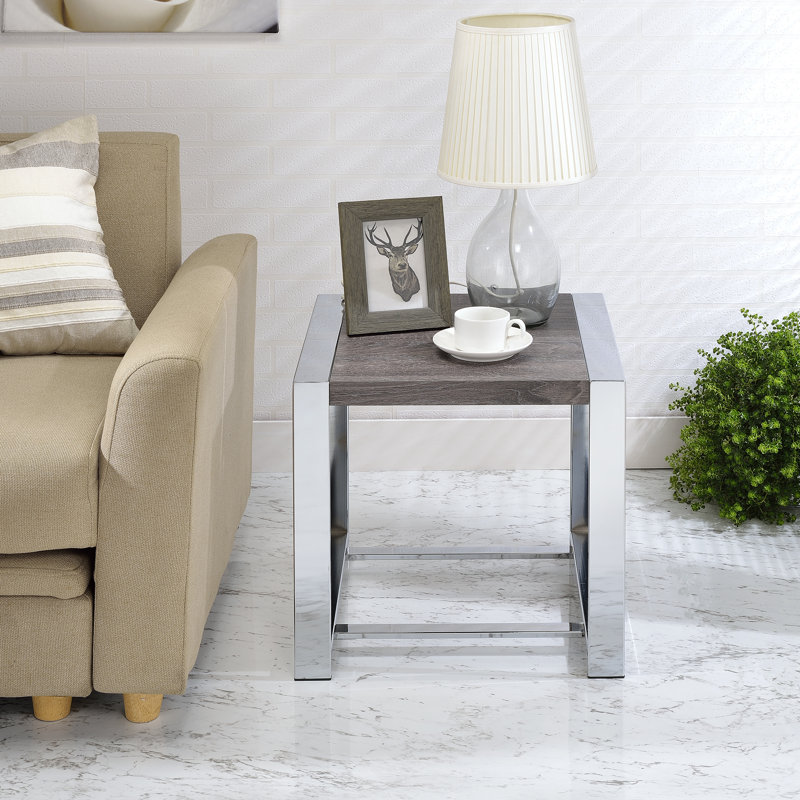 Table de bout Lauritz, Gris