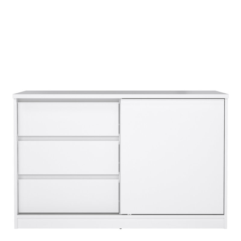 Raffo 118.9cm Sideboard, White High Gloss