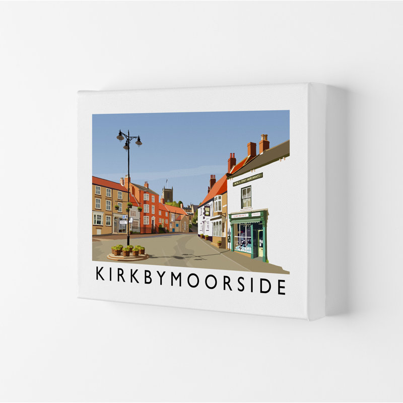 Kirkbymoorside by Richard O'Neill - Print, 40cm H x 50cm W x 4cm D, Wrapped Canvas