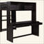 Lit mezzanine avec lit autonome, tablettes, bureau et garde-robe-1767325113