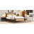 Bilderback Pine Wood Bed with Rattan Headboard & Footboard-112306158-112306159