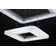 Hymir 3 - Light Square/Rectangle Tiered LED Pendant