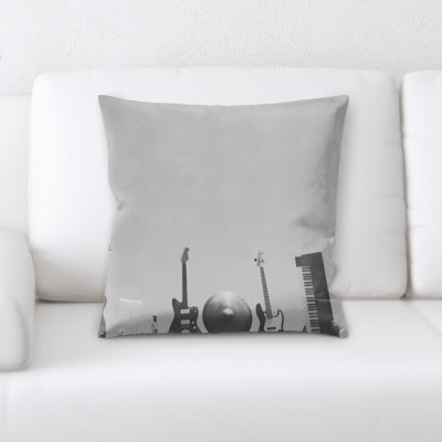 Ximena Musical Instruments Throw Pillow