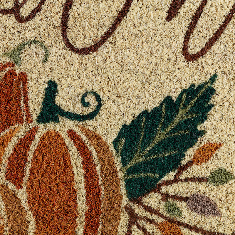 Placida Non-Slip Thanksgiving Outdoor Doormat