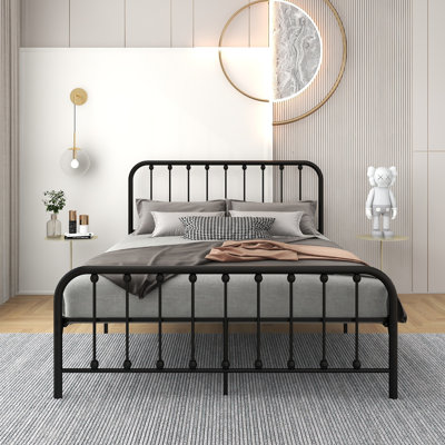 Glyn Metal Slat Bed