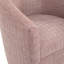 Fauteuil demi-tonneau pivotant au henné Lainey-486971577