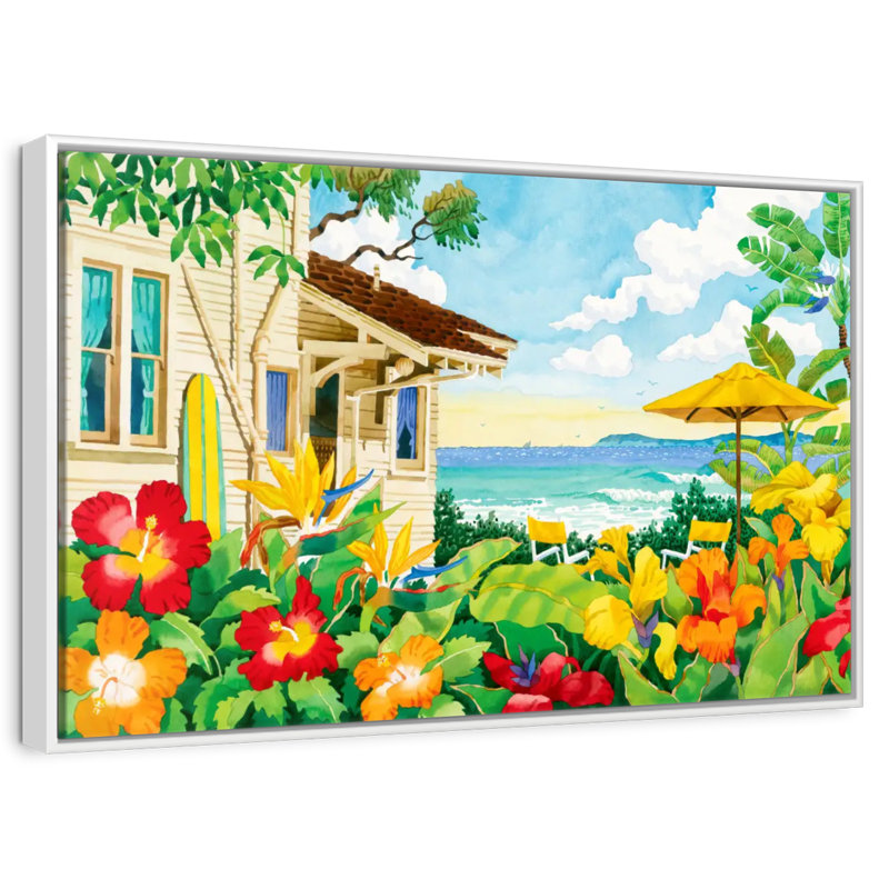 The Good Life, Cadre flottant blanc, 13 po x 9 po