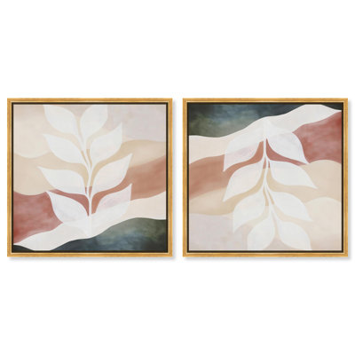 Nature's Tapisserie I Set Canvas Faded Boho Art par Art Remedy