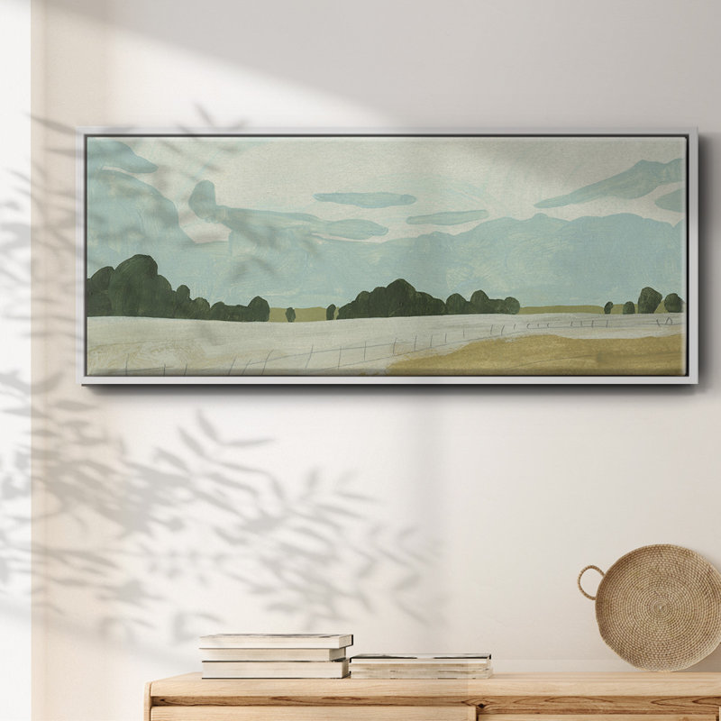 Farmland Study II- Framed Canvas