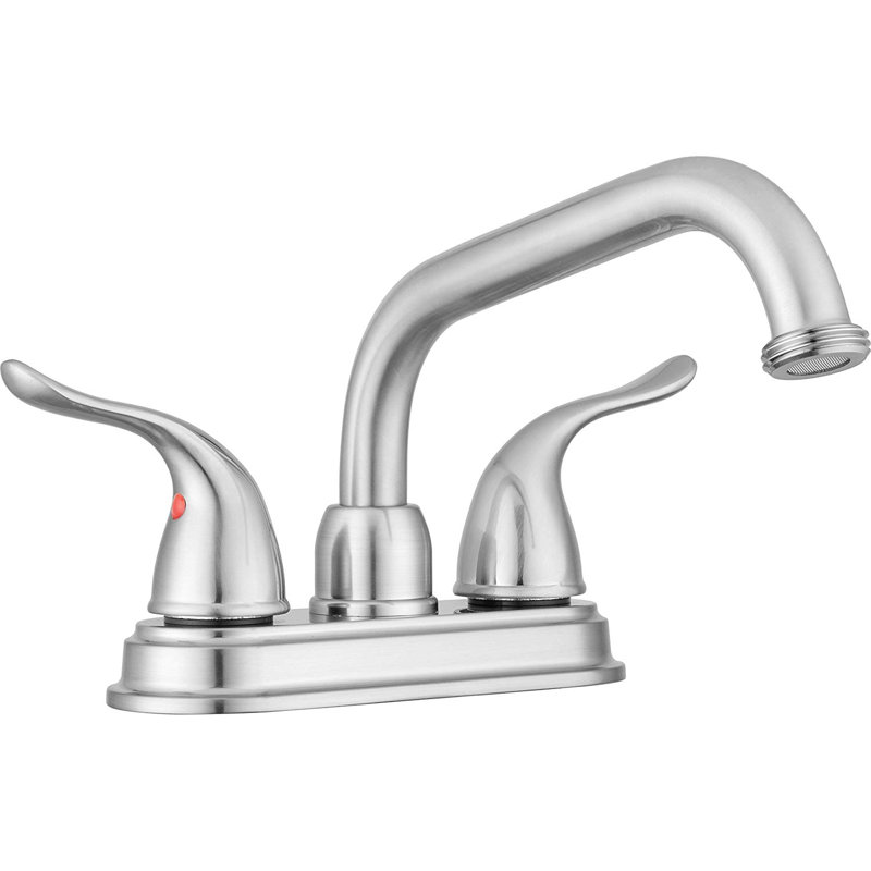 Robinet à lessive avec central à Treviso, Nickel satiné brossé