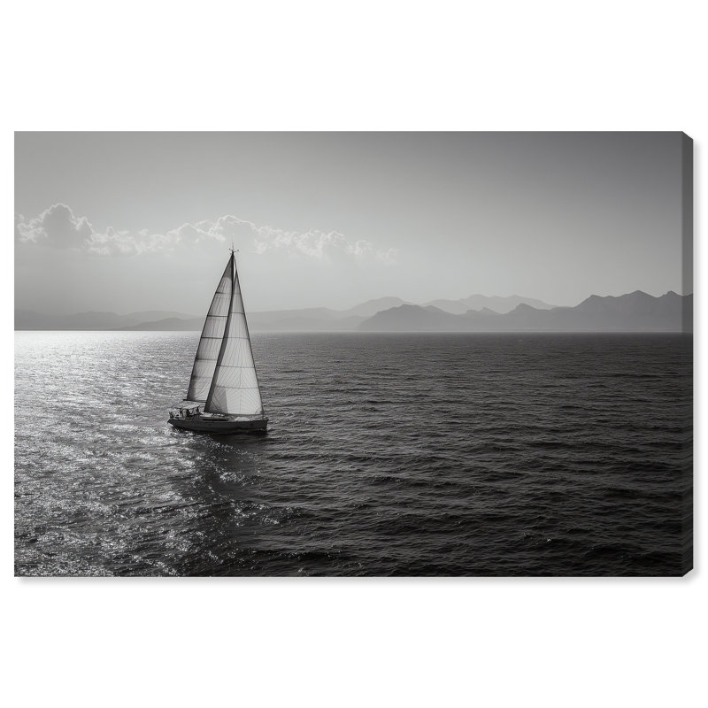 Edge Of Silence Print by Oliver Gal, 10"H x 15"W, Gallery Wrapped