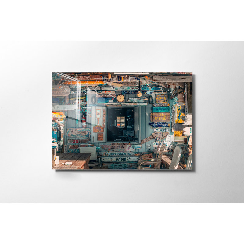 Peinture décorative en verre trempé, H 39,4 po x l 27,6 po x P 1 po