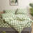Grid Comforter Set Plaid Bedding Set 1 Checkered Comforter with Pillowcases-114984125-114984124