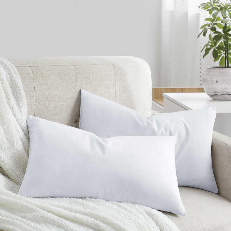 Oreiller en duvet de canard gris 5%, H 12 po x l 20 po