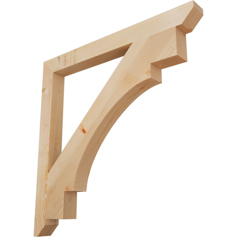 Support latté 3 1/2 po x P 44 po x H 44 po, sapin Douglas, Douglas (lisse), H 44 po x l 3,5 po x P 44 po