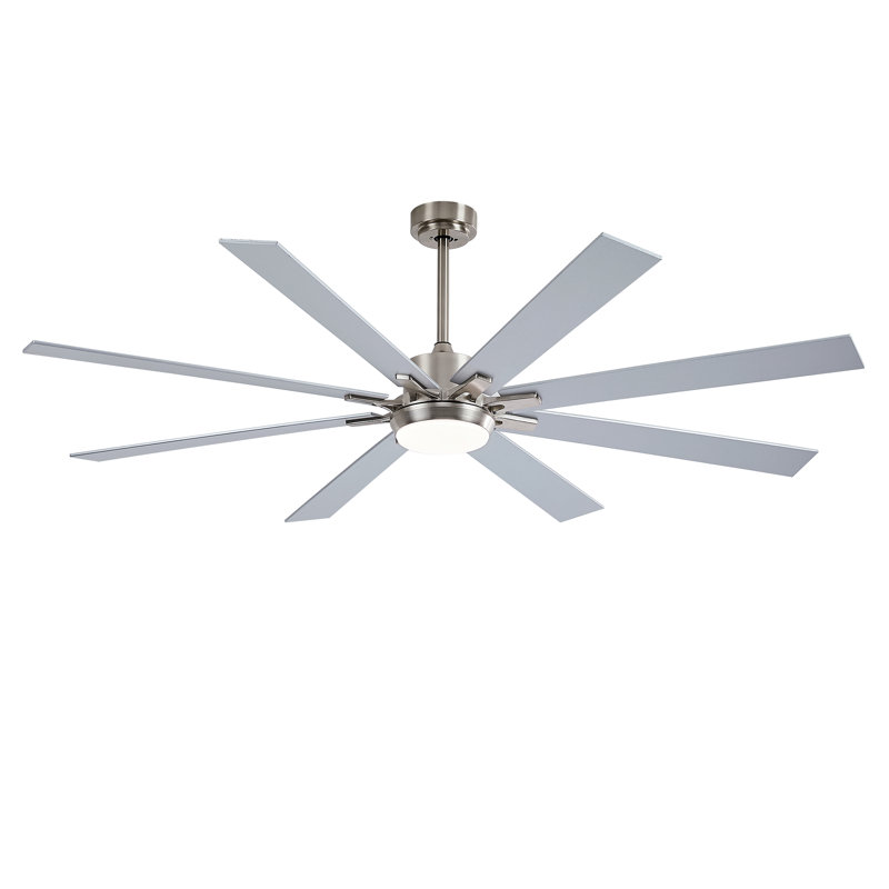 Ventilateur de plafond 72 po blanc mat  , 180 tr / min, 72" Wide, Blanc