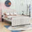Upholstered Platform Bed with  Trundle-2147186774-1904504056