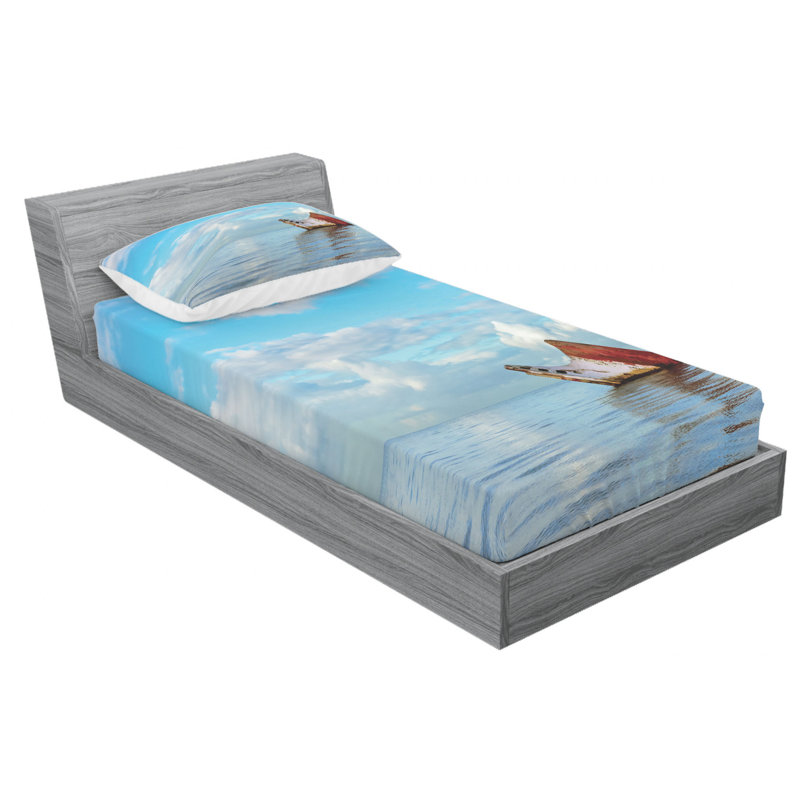 Microfiber Sheet Set, Twin XL Sheet Set with Fitted Sheet