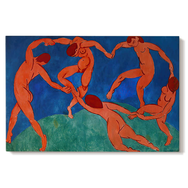 The Dance (La Danse)-Henri Matisse-Gallery Wrapped Canvas-1910, 32 x 48