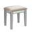 Silver 1Pc Vanity And Stool , Transitional Aspect Concept, 3 Drawers For Storage, 5Mm Central Mirror, Solid Wood Bedroom Selection Concept W/ In Style, Framework Scheme, Color Scheme