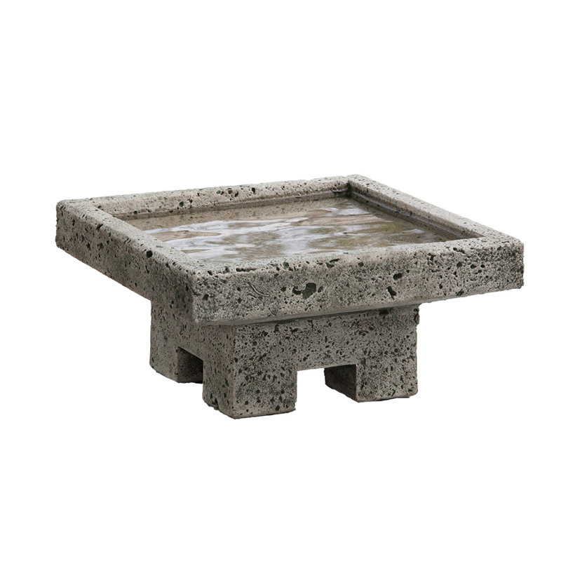 Natural Stone Birdbath, Alpine Stone