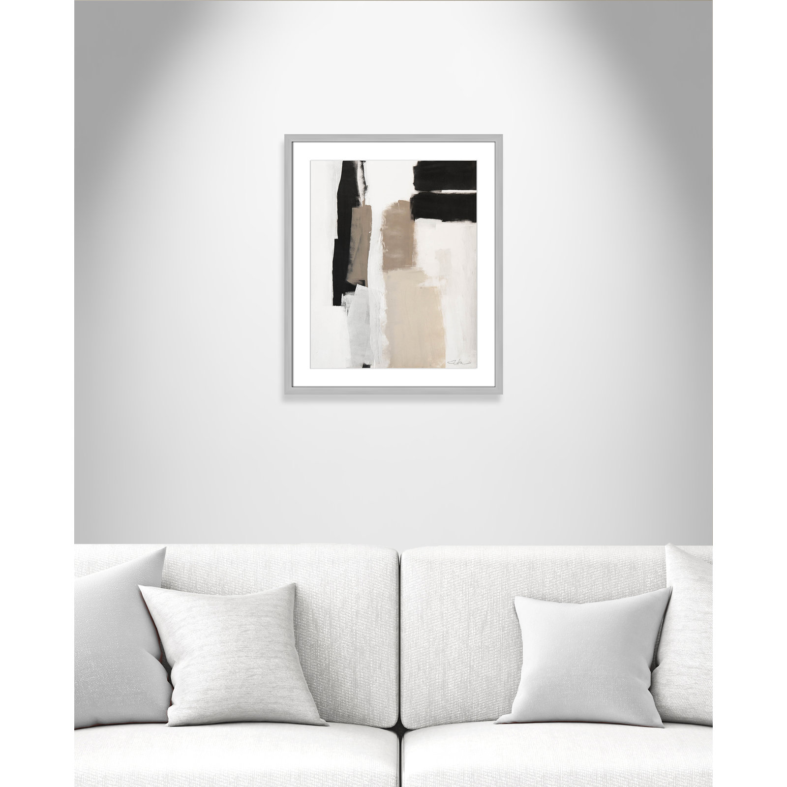 Giverny Earth Scapes II by  Print, Yes, 25.5" H x 21.5" W x 1.25" D, Silver Single Picture Frame