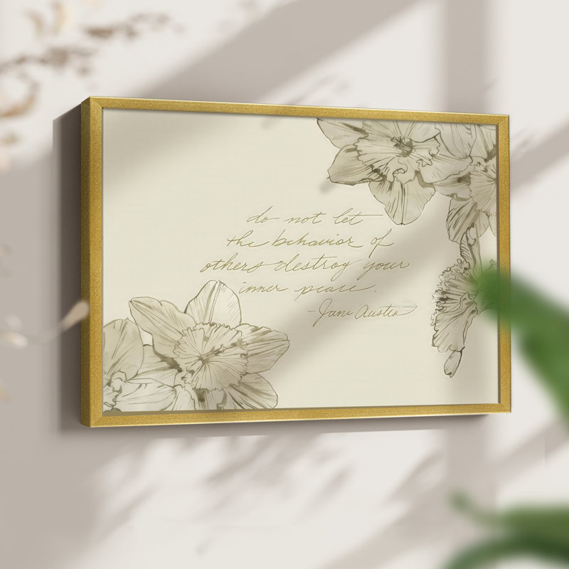 Austen's Advice II -Framed Print - Restickable