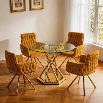 Ensemble de table de salle à manger 38,98 po pour 4 personnes