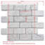 Bardiglio 12" x 12" Marble Brick Joint Mosaic Wall & Floor Tile-79872540