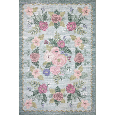 Rifle Paper Co. x Loloi Rosa Sky Area Rug